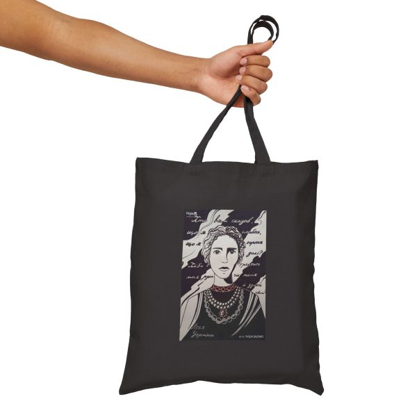 Cotton Canvas Tote Bag - Lesya Ukrainka - Image 8