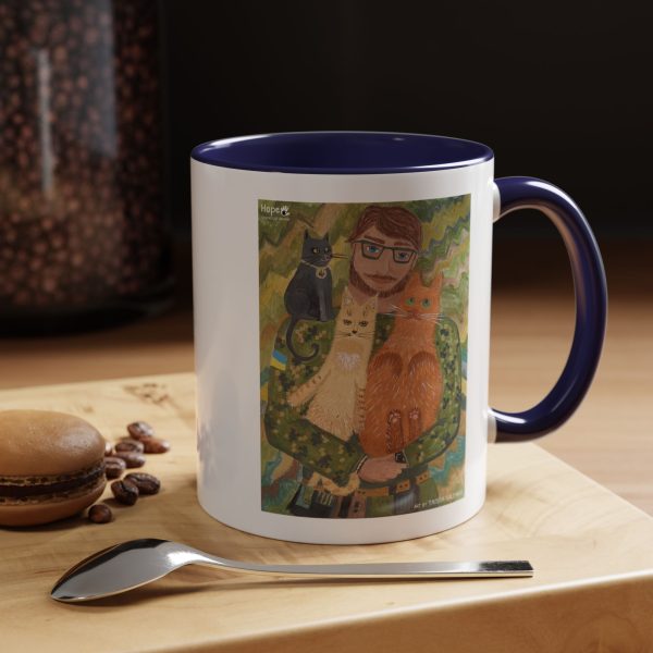 Coffee Mug - Defender with Cats - Image 6