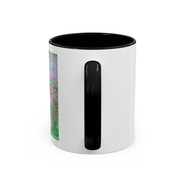 Coffee Mug - Girl with Flowers - Image 4