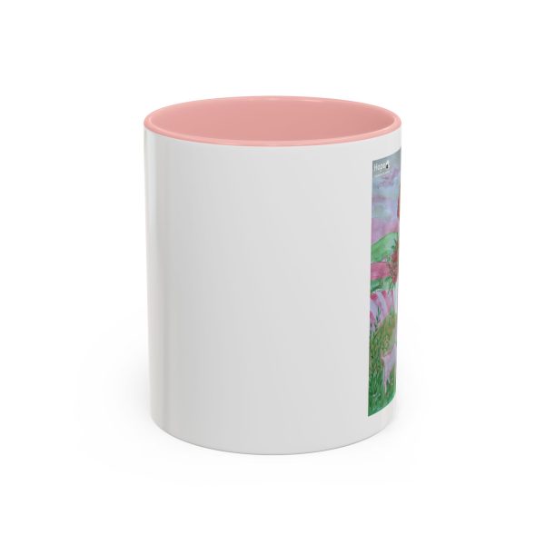 Coffee Mug - Girl with Flowers - Image 9