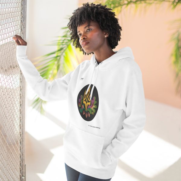 Three-Panel Fleece Hoodie – Rooted in Strength - Image 9