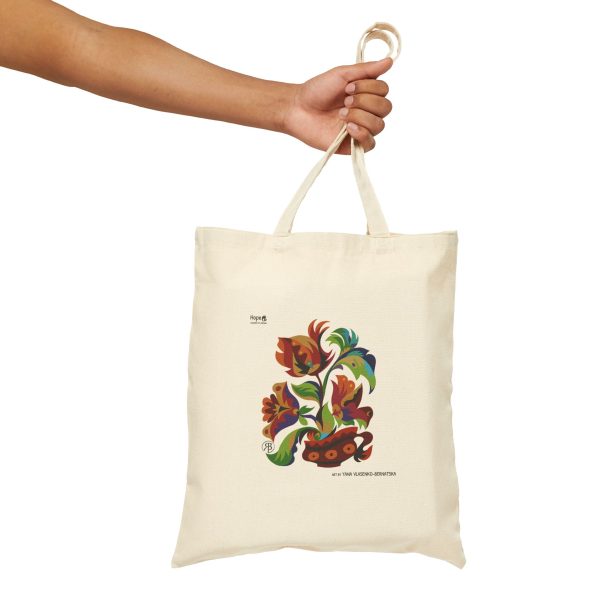 Cotton Canvas Tote Bag – Cup of Bloom - Image 3