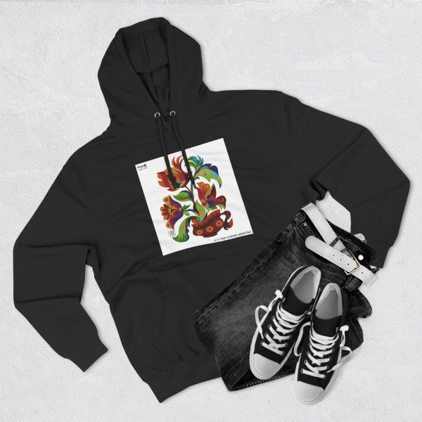 Three-Panel Fleece Hoodie – Cup of Bloom - Image 2