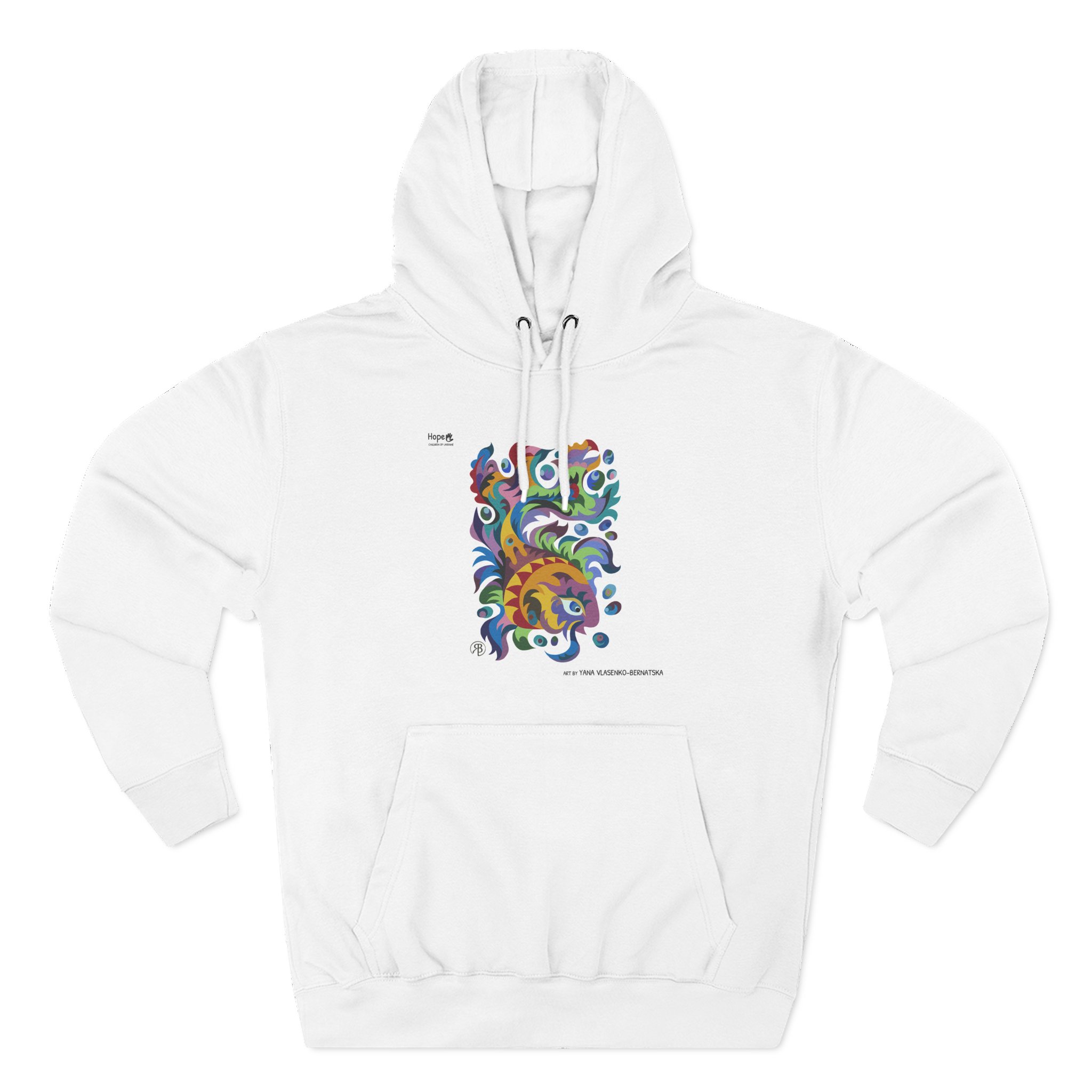 Three-Panel Fleece Hoodie – Dreamfish - Image 6