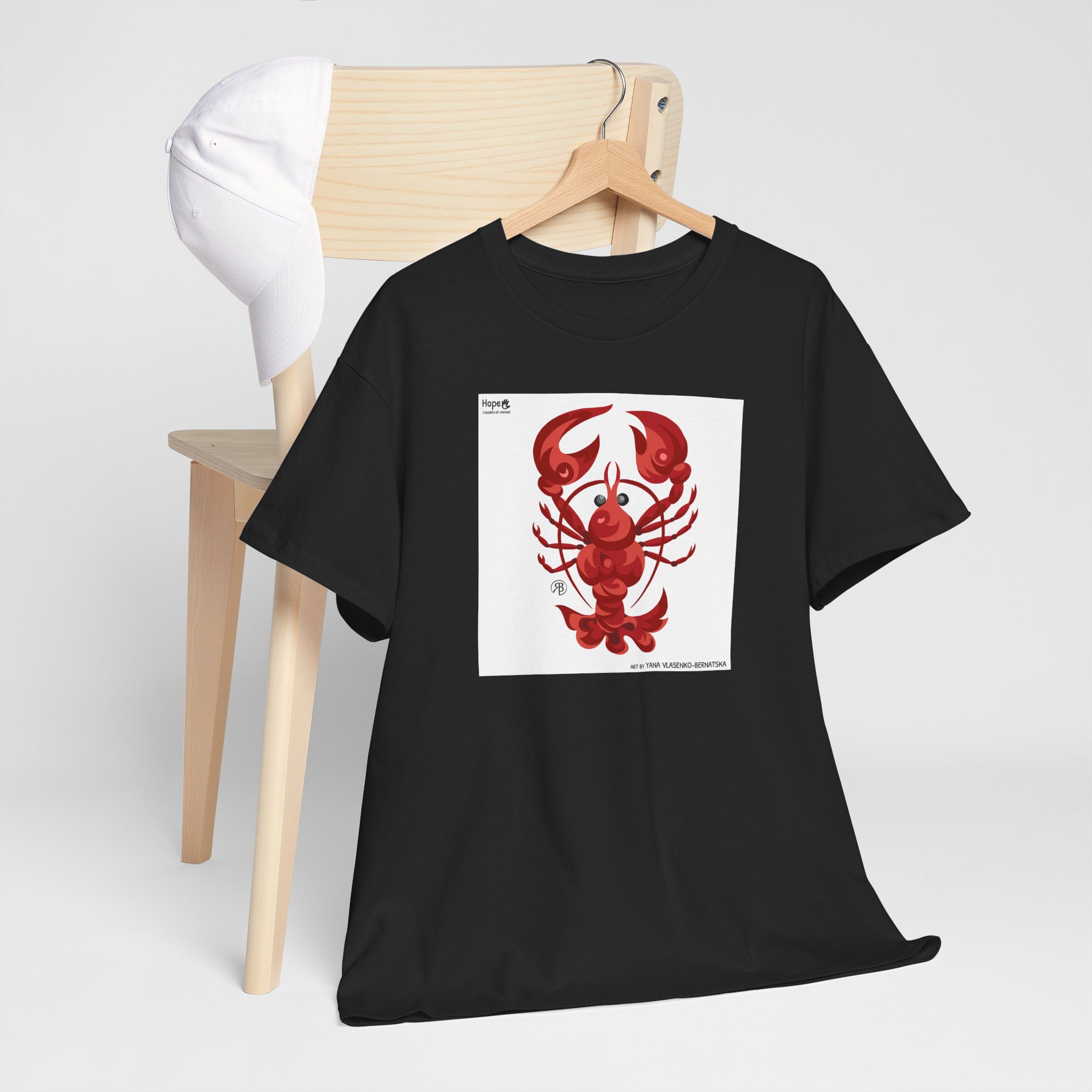 Unisex Heavy Cotton Tee – Crimson Claws - Image 4