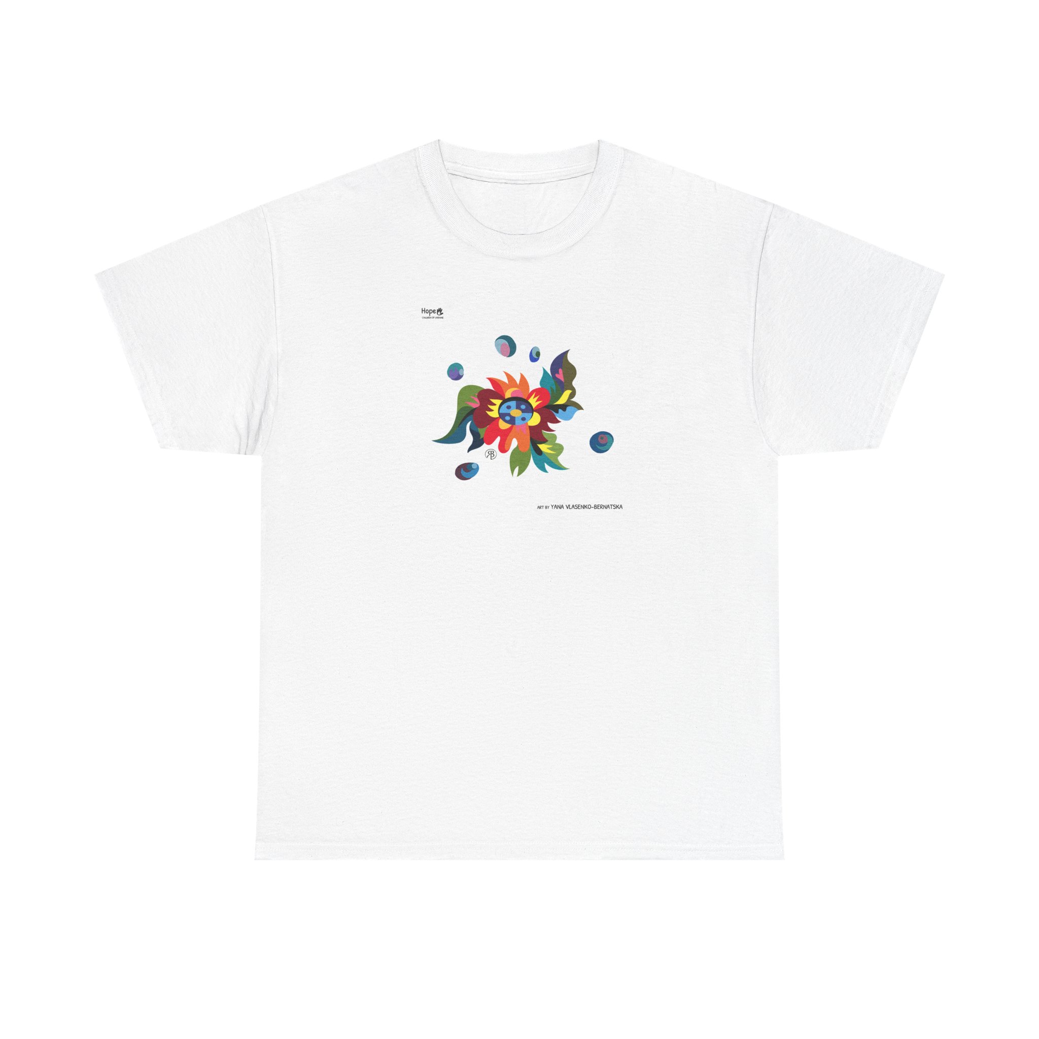 Unisex Heavy Cotton Tee – Blossom of Light - Image 7