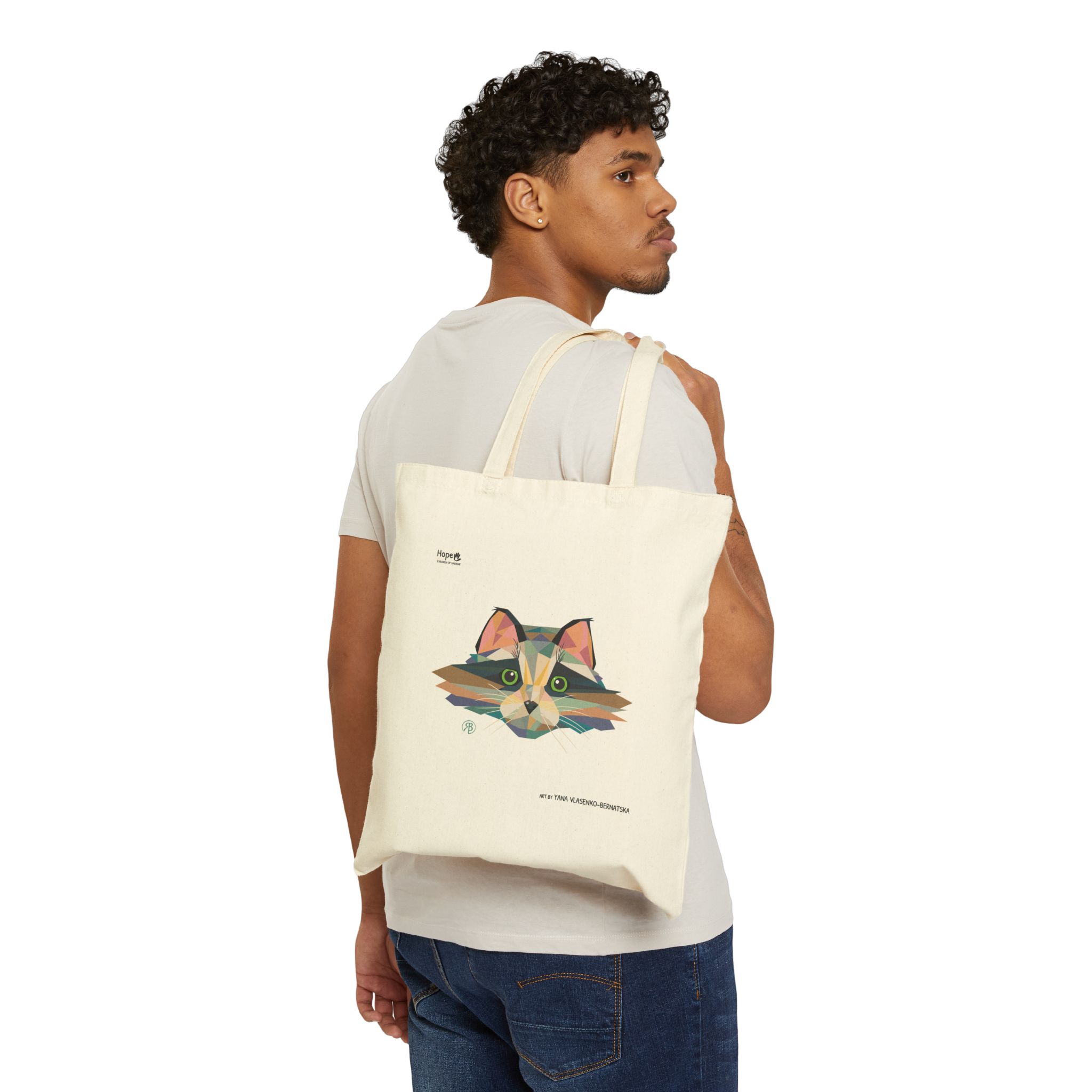 Cotton Canvas Tote Bag – Pixel Whiskers