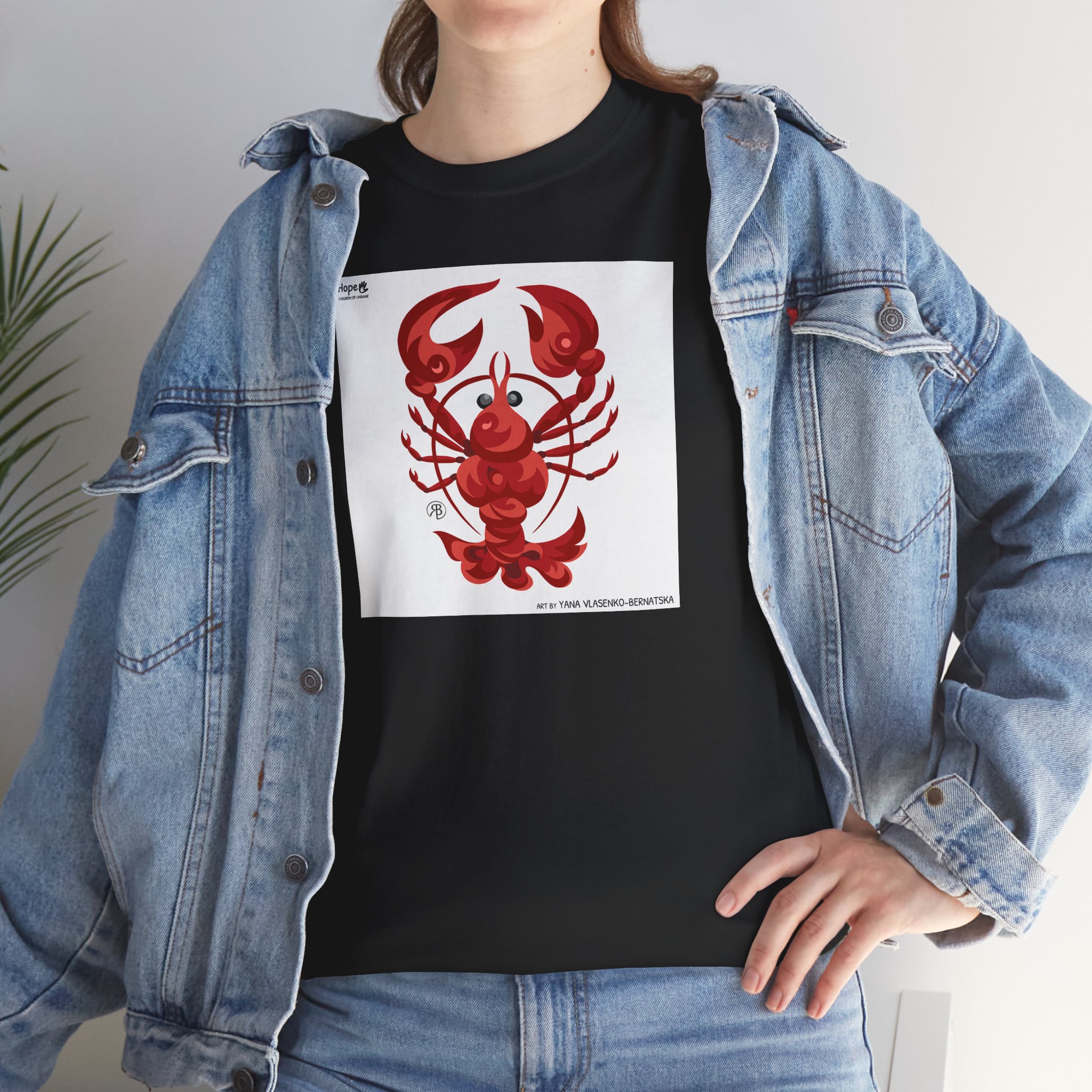 Unisex Heavy Cotton Tee – Crimson Claws - Image 5