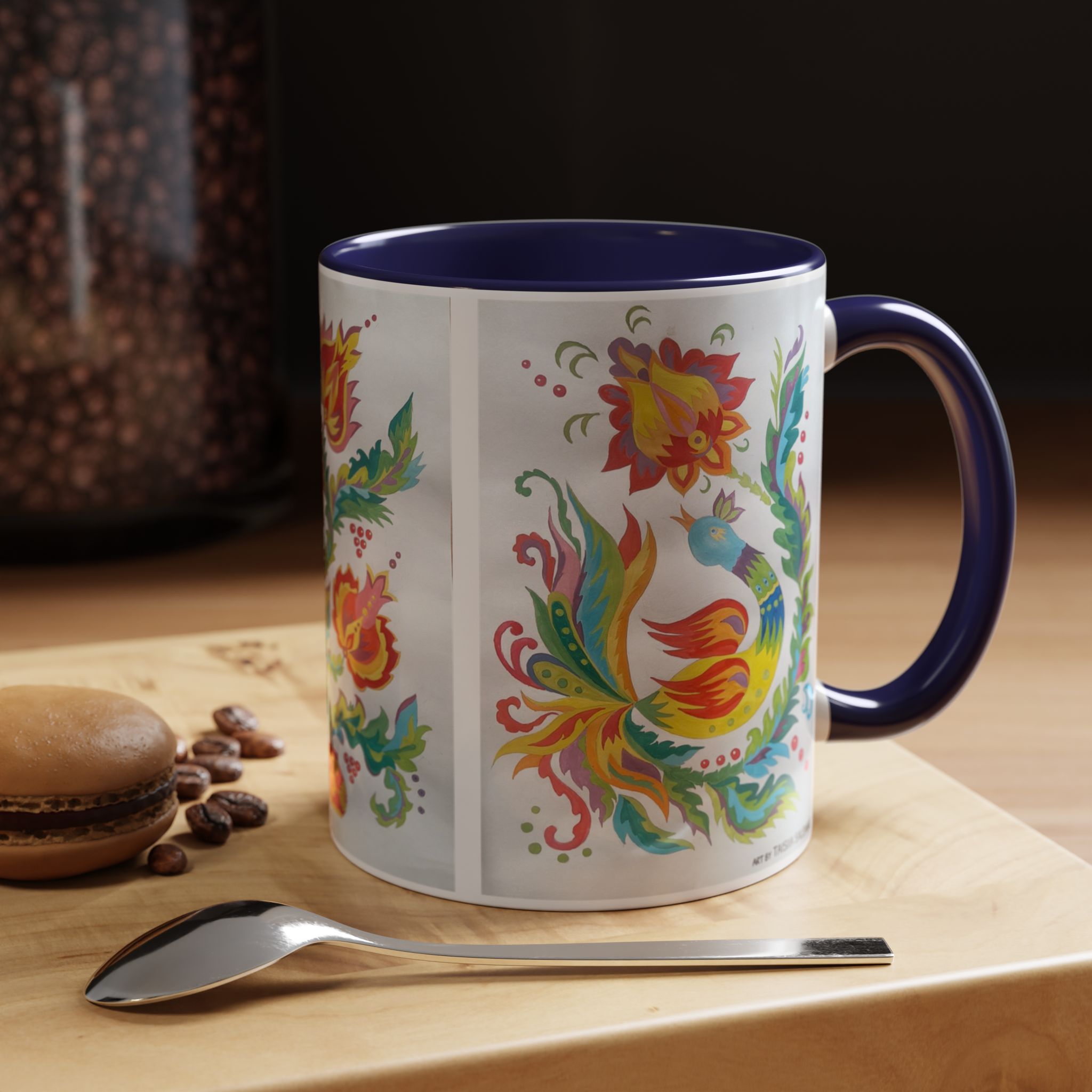 Coffee Mug - Triptych "Samchykivka Painting" - Image 6