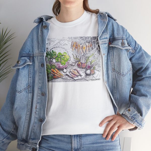 Unisex Heavy Cotton Tee - Graphic Still Life - Image 11