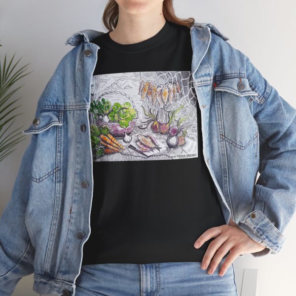Unisex Heavy Cotton Tee - Graphic Still Life - Image 5
