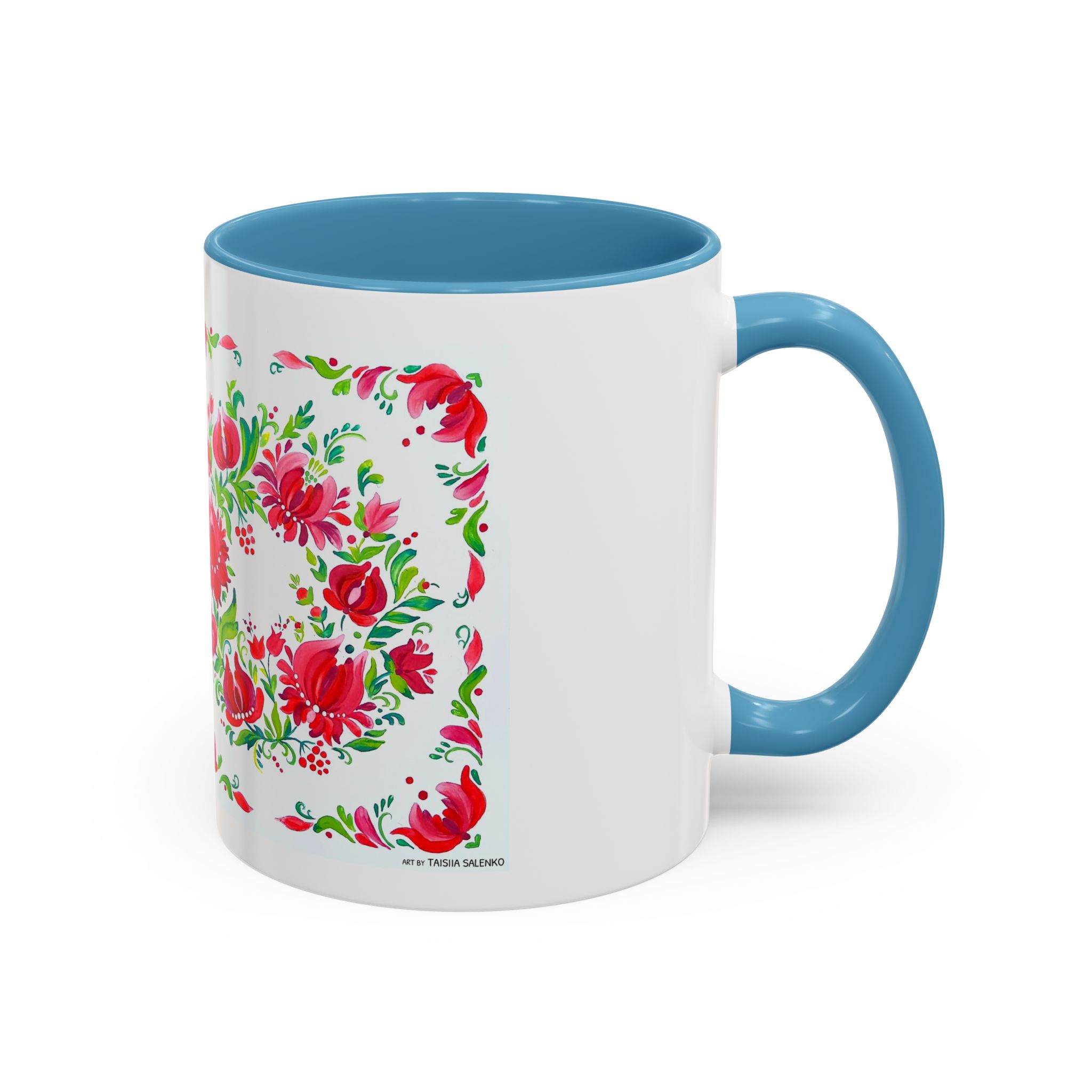 Coffee Mug - Petrykivka Painting - Image 18