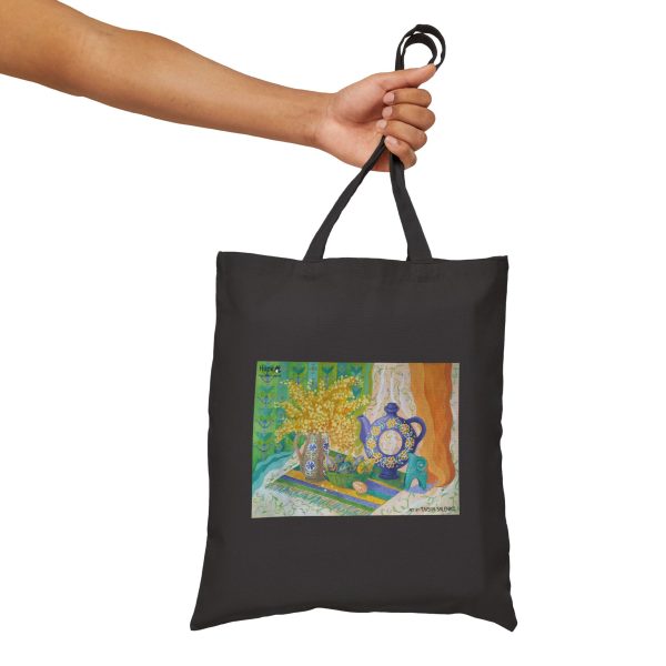 Cotton Canvas Tote Bag - Easter Still Life - Image 8