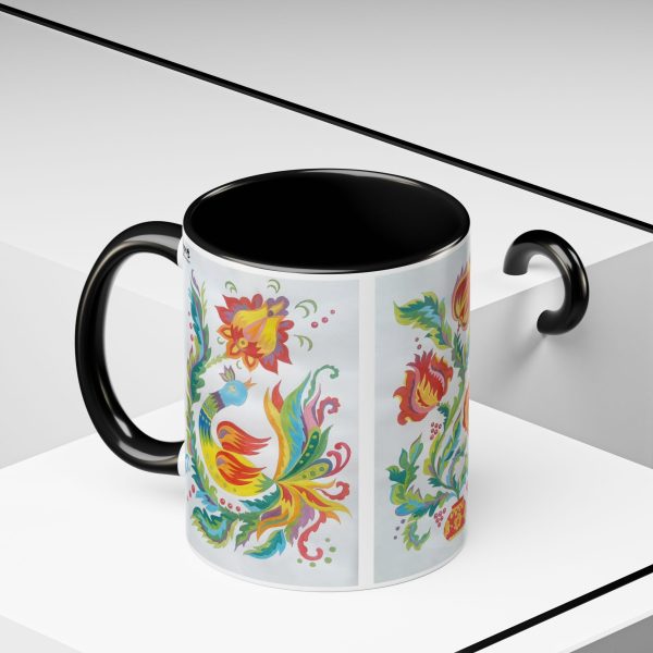 Coffee Mug -  Triptych "Samchykivka Painting" - Image 3