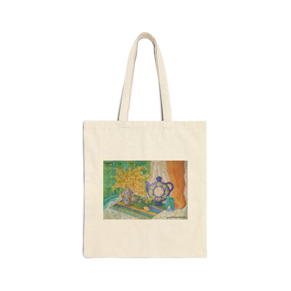 Cotton Canvas Tote Bag - Easter Still Life
