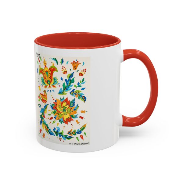 Coffee Mug –  Elements of Samchykivka Painting - Image 13