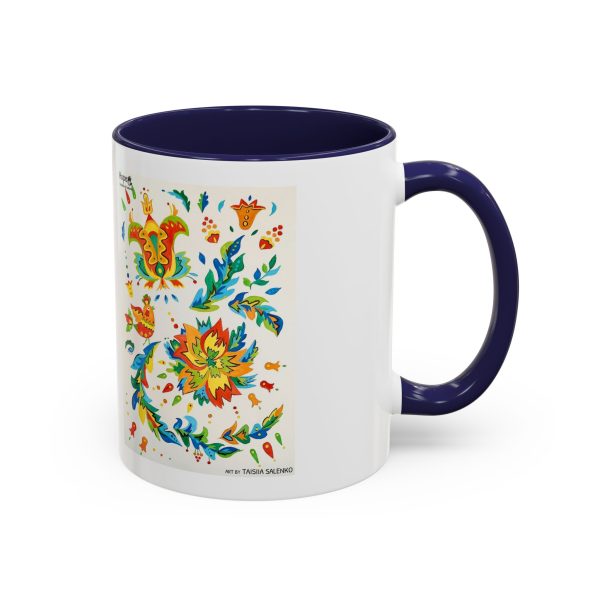 Coffee Mug –  Elements of Samchykivka Painting - Image 5
