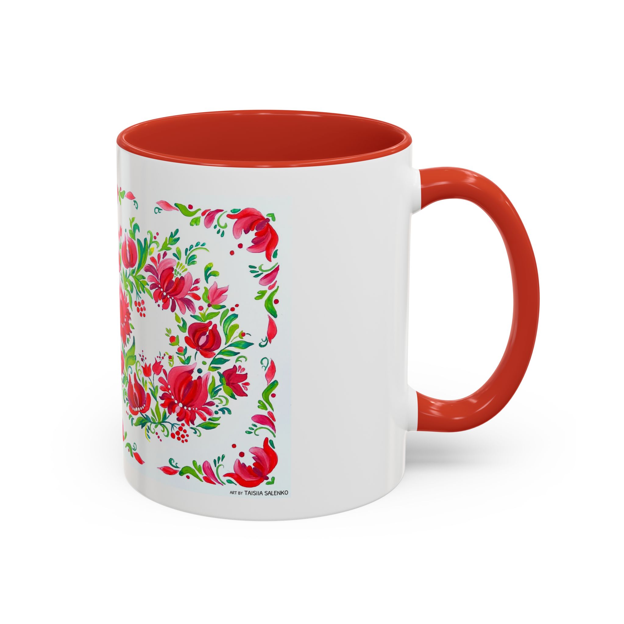 Coffee Mug - Petrykivka Painting - Image 13