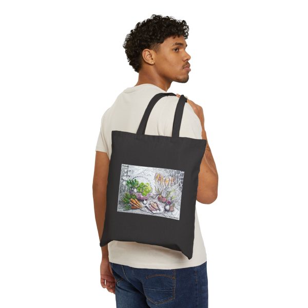 Cotton Canvas Tote Bag - Graphic Still Life - Image 7