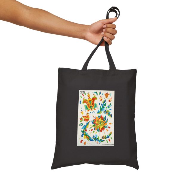Cotton Canvas Tote Bag - Elements of Samchykivka Painting - Image 8