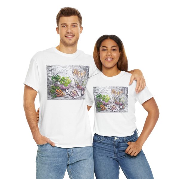 Unisex Heavy Cotton Tee - Graphic Still Life - Image 8