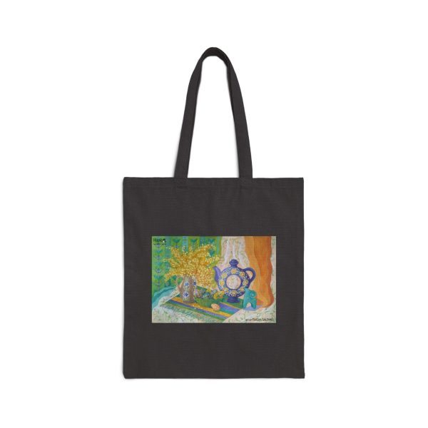 Cotton Canvas Tote Bag - Easter Still Life - Image 6