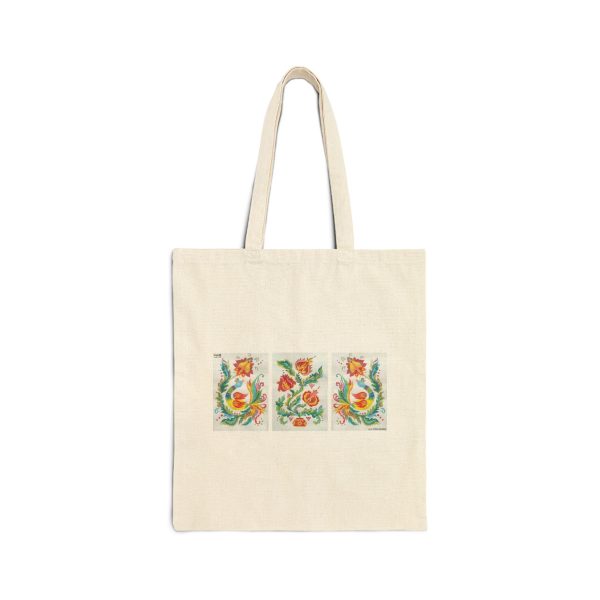 Cotton Canvas Tote Bag - Triptych "Samchykivka Painting"