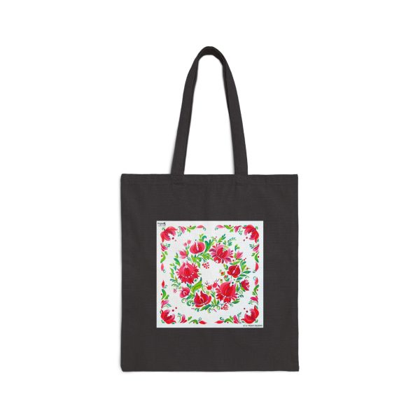 Cotton Canvas Tote Bag - Petrykivka Painting - Image 6