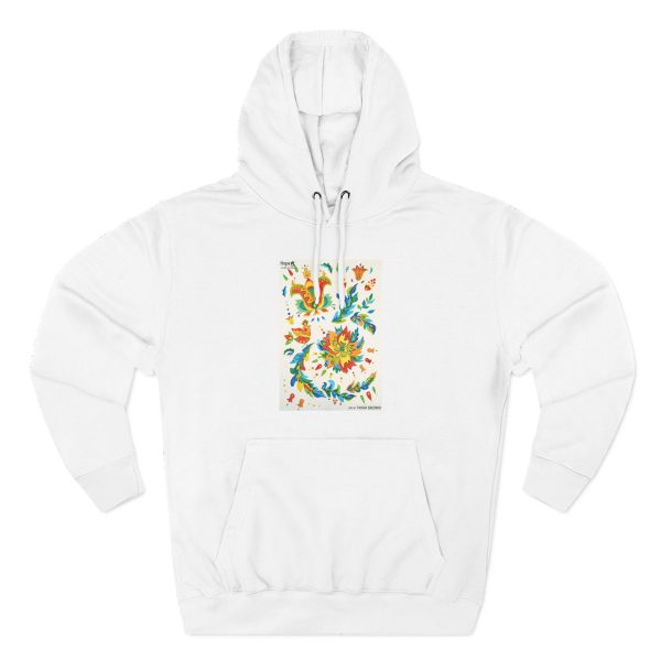Three-Panel Fleece Hoodie – Elements of Samchykivka Painting - Image 6