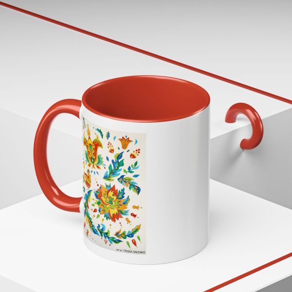 Coffee Mug –  Elements of Samchykivka Painting - Image 15