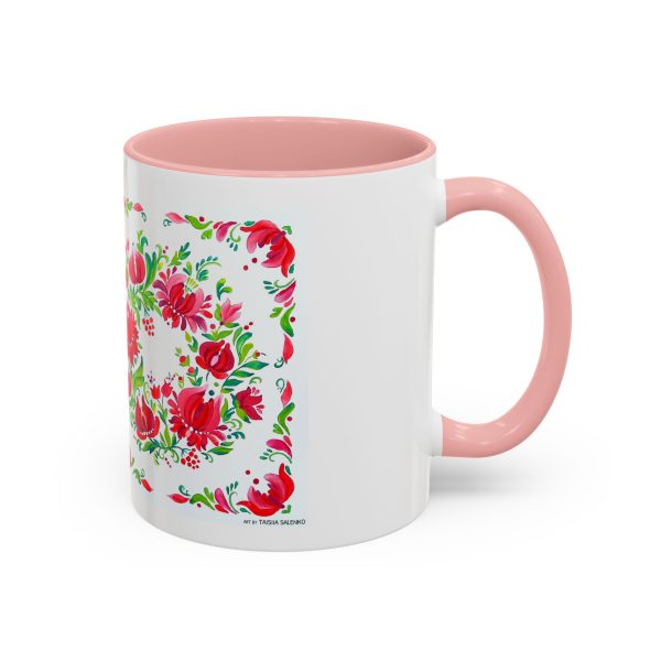 Coffee Mug -  Petrykivka Painting - Image 10