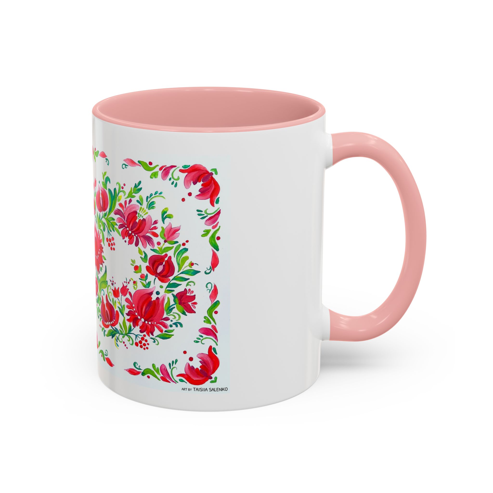Coffee Mug - Petrykivka Painting - Image 10