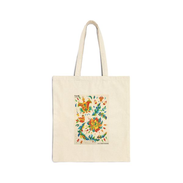 Cotton Canvas Tote Bag - Elements of Samchykivka Painting