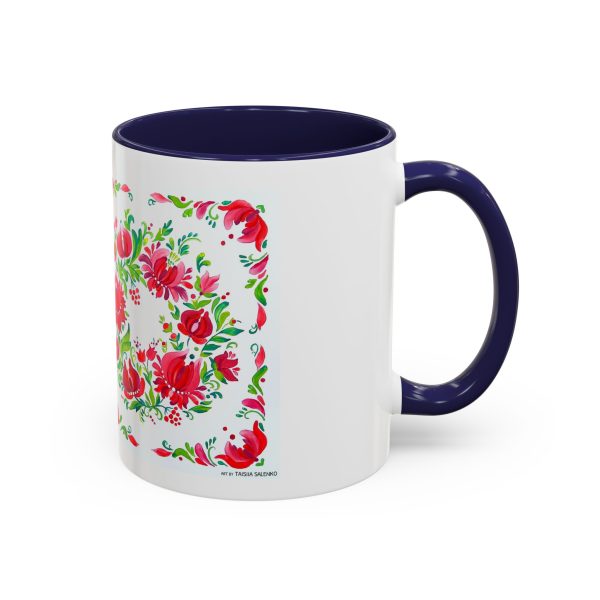 Coffee Mug -  Petrykivka Painting - Image 5