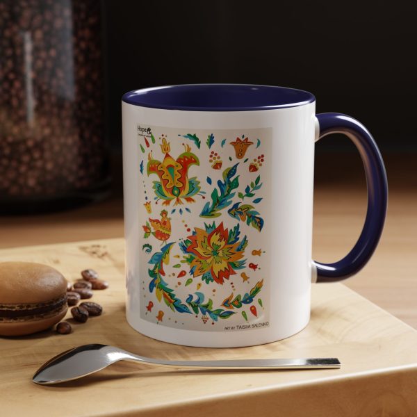 Coffee Mug –  Elements of Samchykivka Painting - Image 6