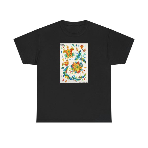 Unisex Heavy Cotton Tee - Elements of Samchykivka Painting