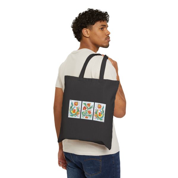 Cotton Canvas Tote Bag - Triptych "Samchykivka Painting" - Image 7