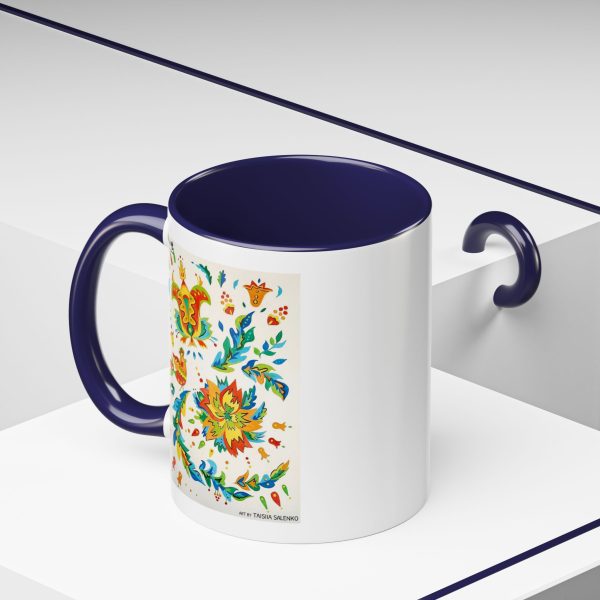 Coffee Mug –  Elements of Samchykivka Painting - Image 7