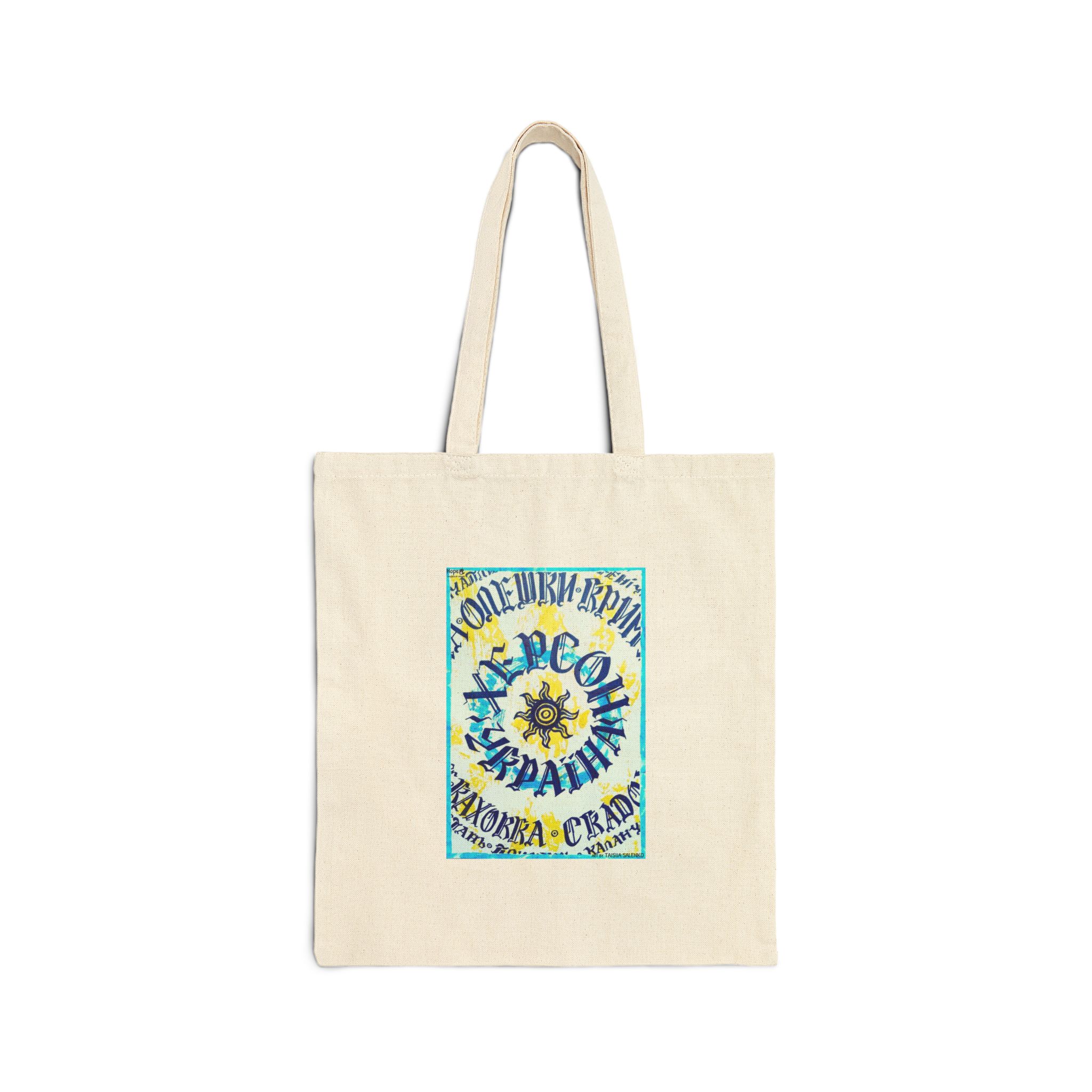 Cotton Canvas Tote Bag – Kherson Summer