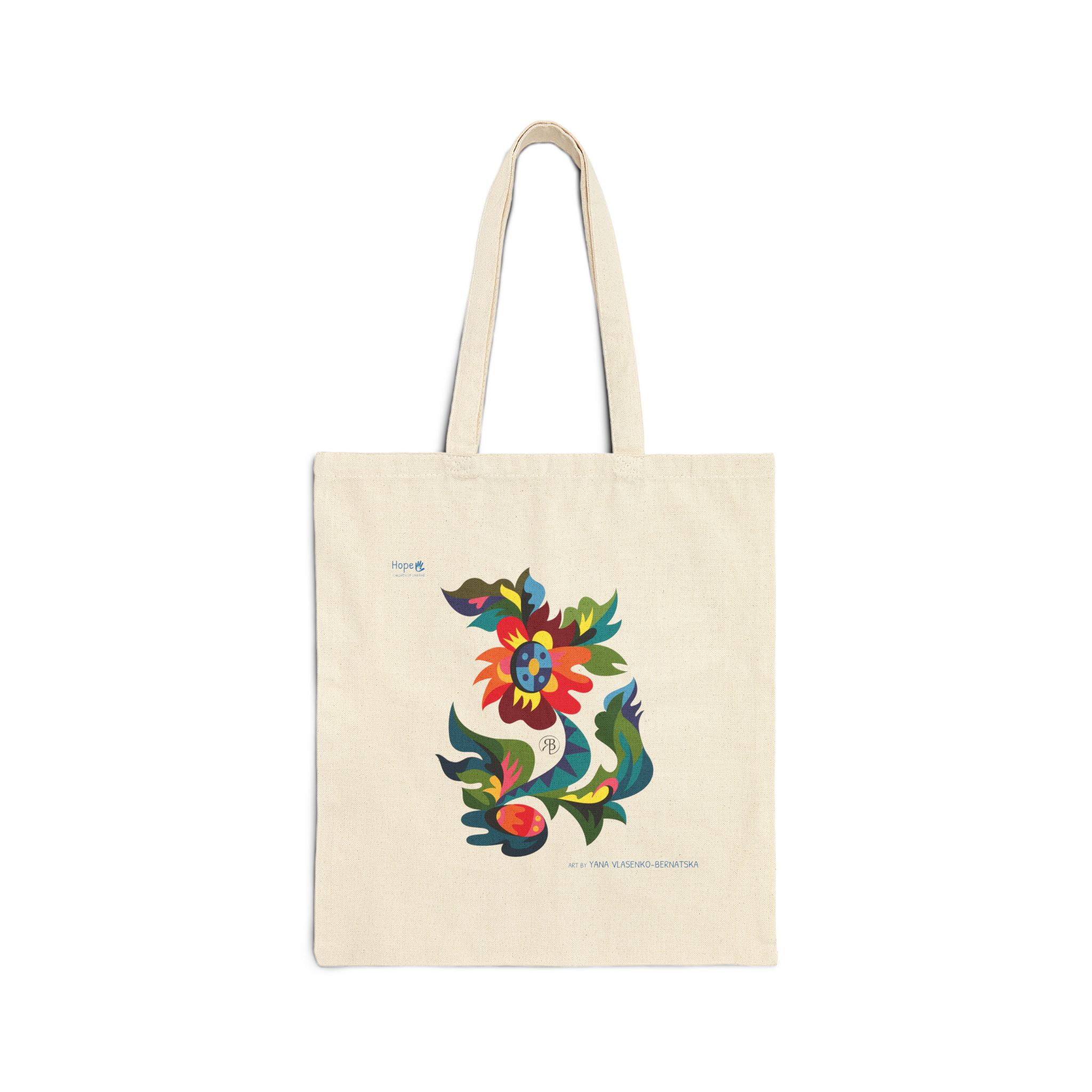 Cotton Canvas Tote Bag – Rooted in Light