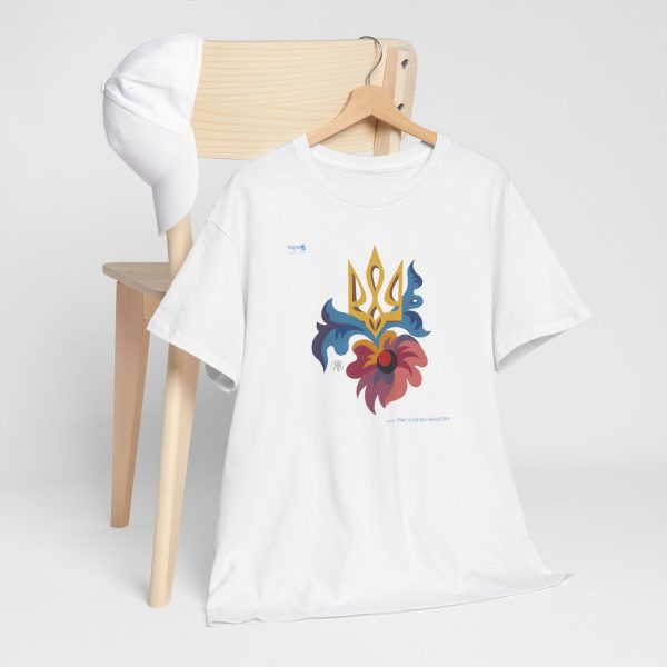 Unisex Heavy Cotton Tee – Bloom for Ukraine - Image 10