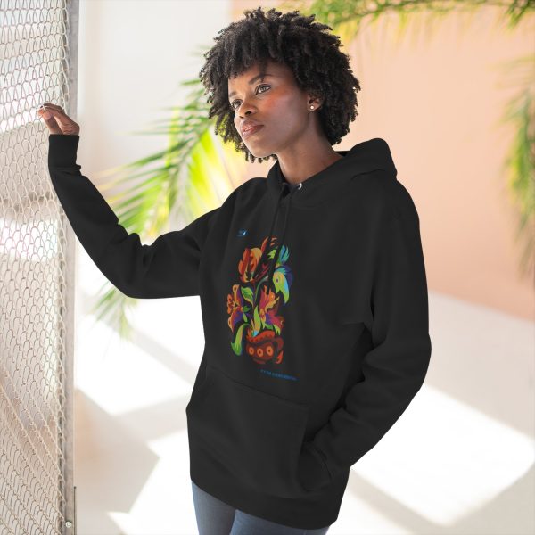 Three-Panel Fleece Hoodie – Cup of Bloom - Image 4