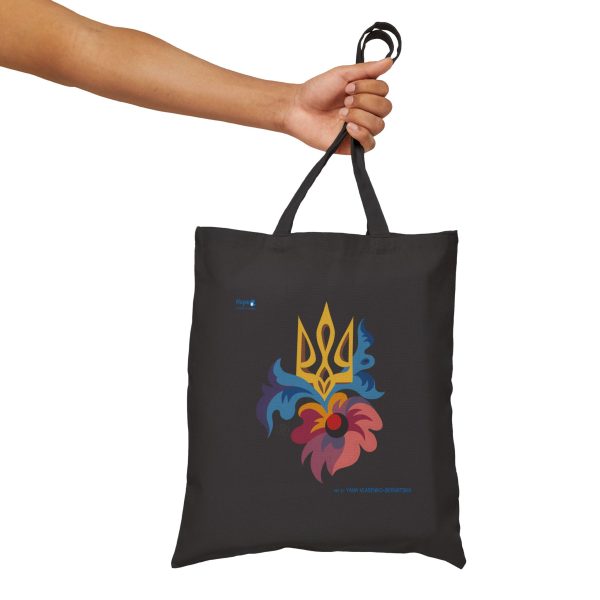 Cotton Canvas Tote Bag – Bloom for Ukraine - Image 8