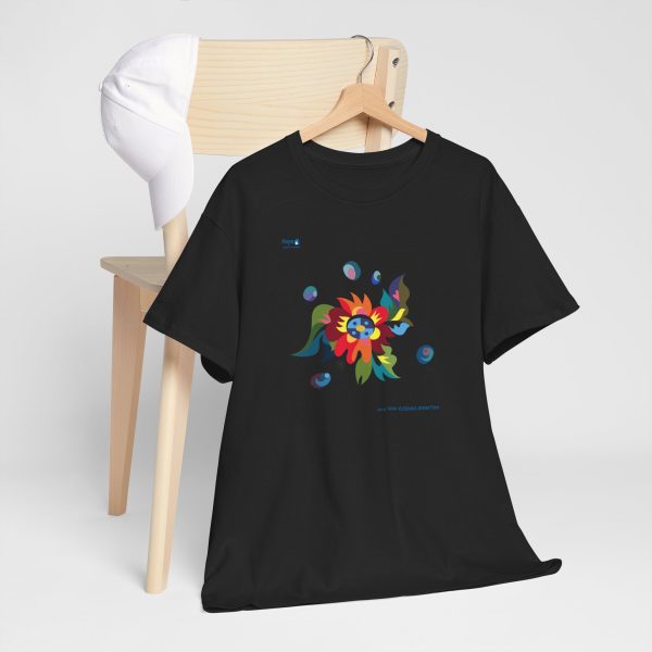 Unisex Heavy Cotton Tee – Blossom of Light - Image 4