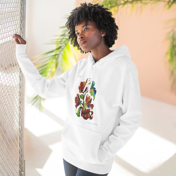 Three-Panel Fleece Hoodie – Cup of Bloom - Image 9