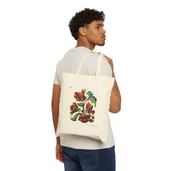 Cotton Canvas Tote Bag – Cup of Bloom - Image 2