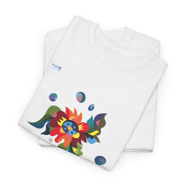 Unisex Heavy Cotton Tee – Blossom of Light - Image 9