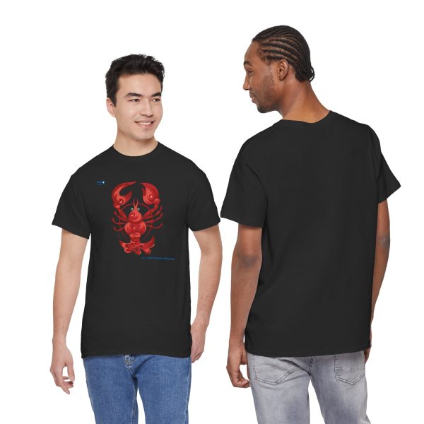 Unisex Heavy Cotton Tee – Crimson Claws - Image 2