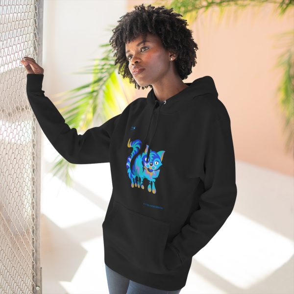Three-Panel Fleece Hoodie – Whisker Whimsy - Image 9