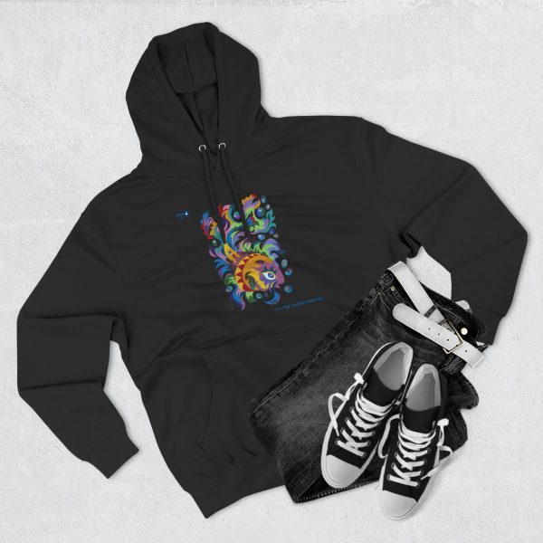 Three-Panel Fleece Hoodie – Dreamfish - Image 2